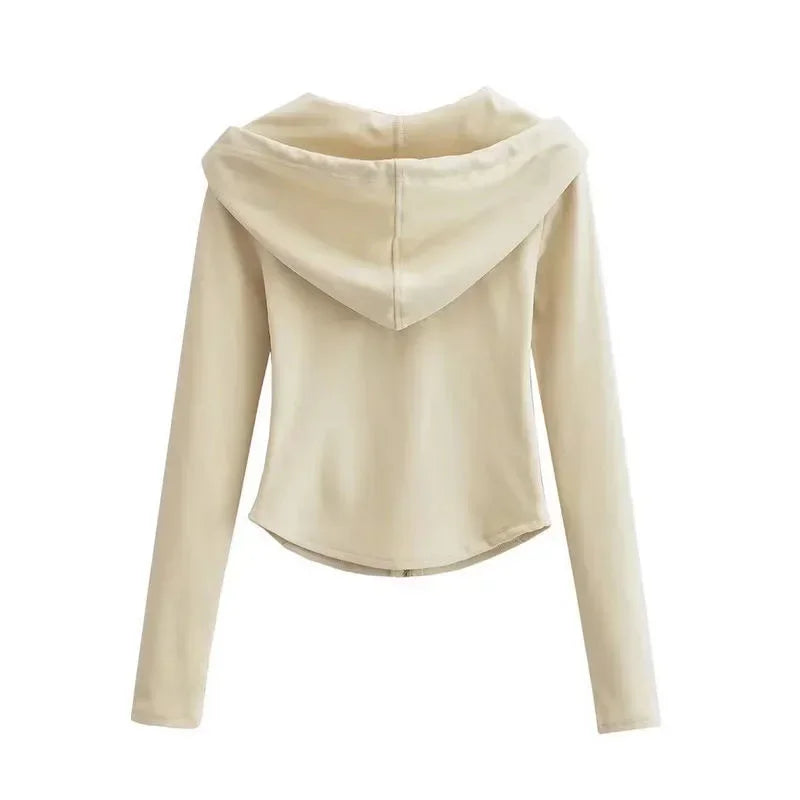 Bluza dopasowana z długim rękawem — Nina