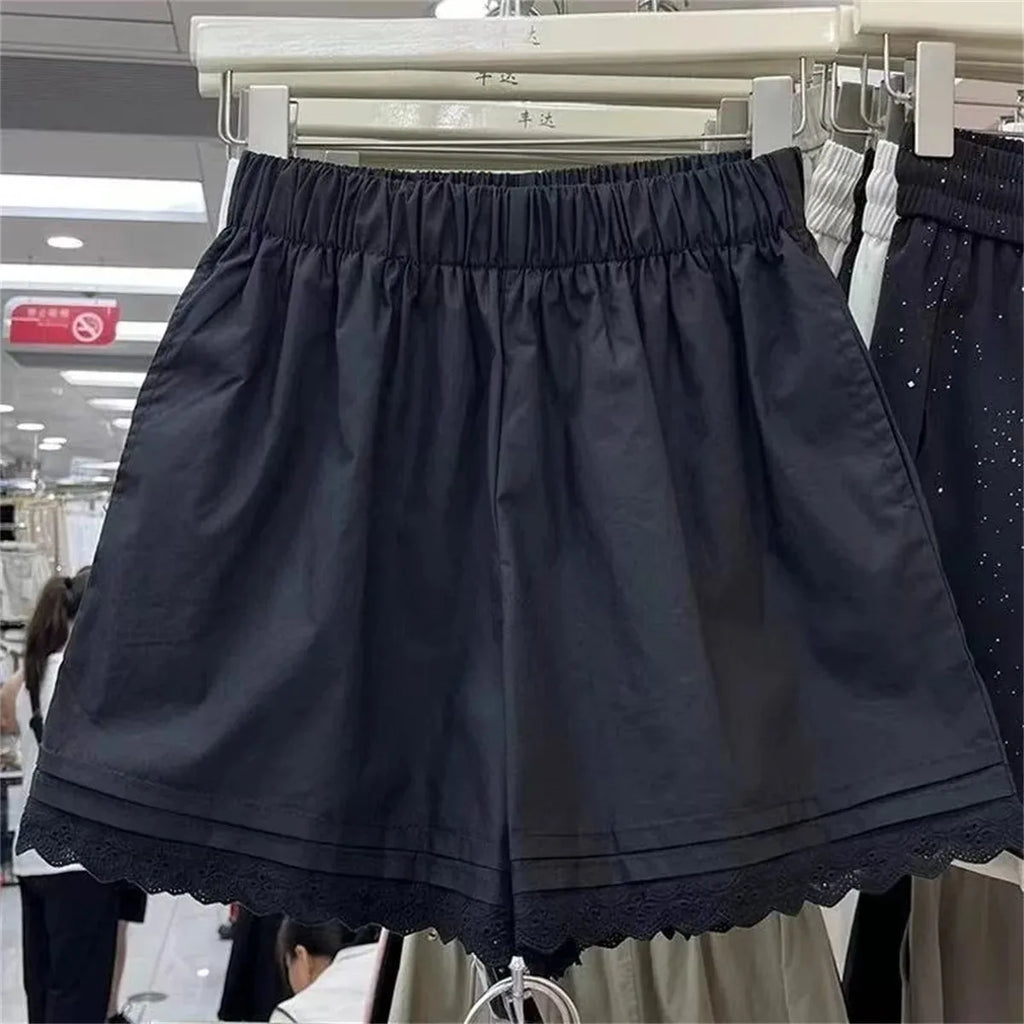 Spodnie z koronką oversize — Basia