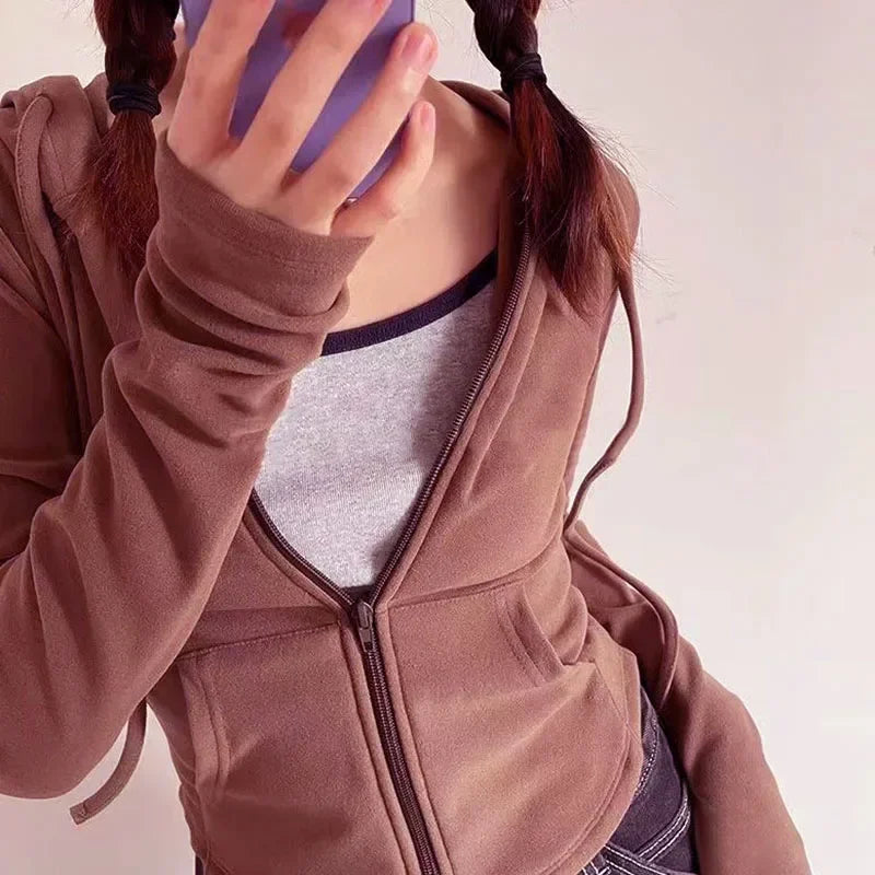 Bluza dopasowana z długim rękawem — Nina