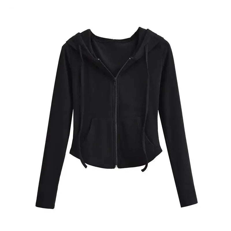 Bluza dopasowana z długim rękawem — Nina