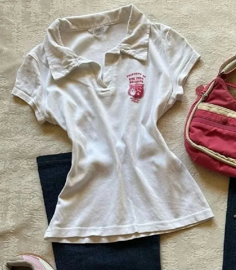 Koszulka polo retro — Nina