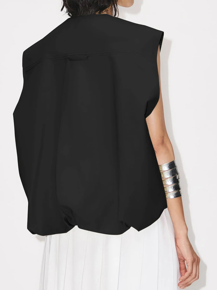 Kamizelka oversize bez rękawów — Rosa
