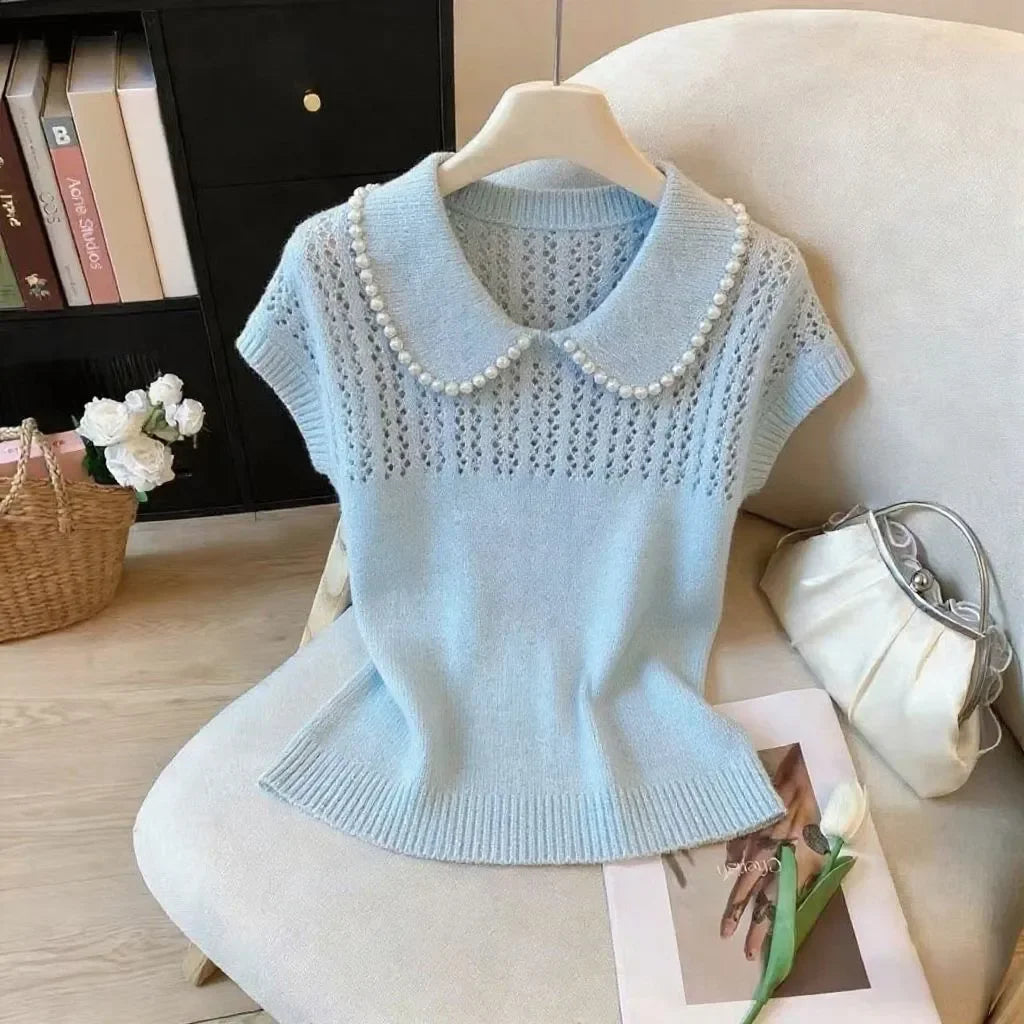 Koszulka polo z dzianiny — Sara