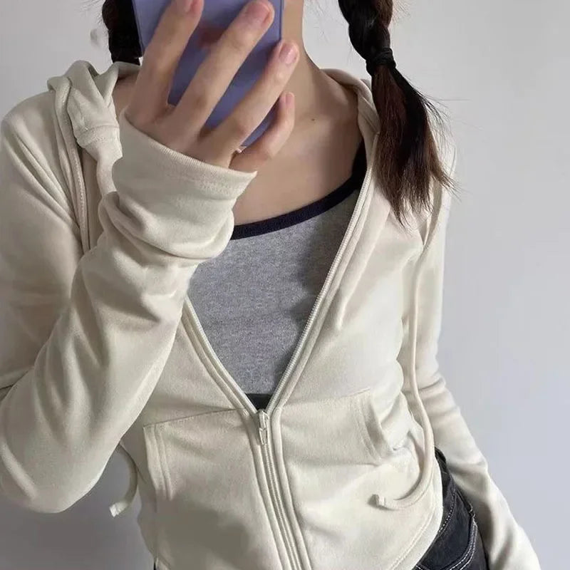 Bluza dopasowana z długim rękawem — Nina