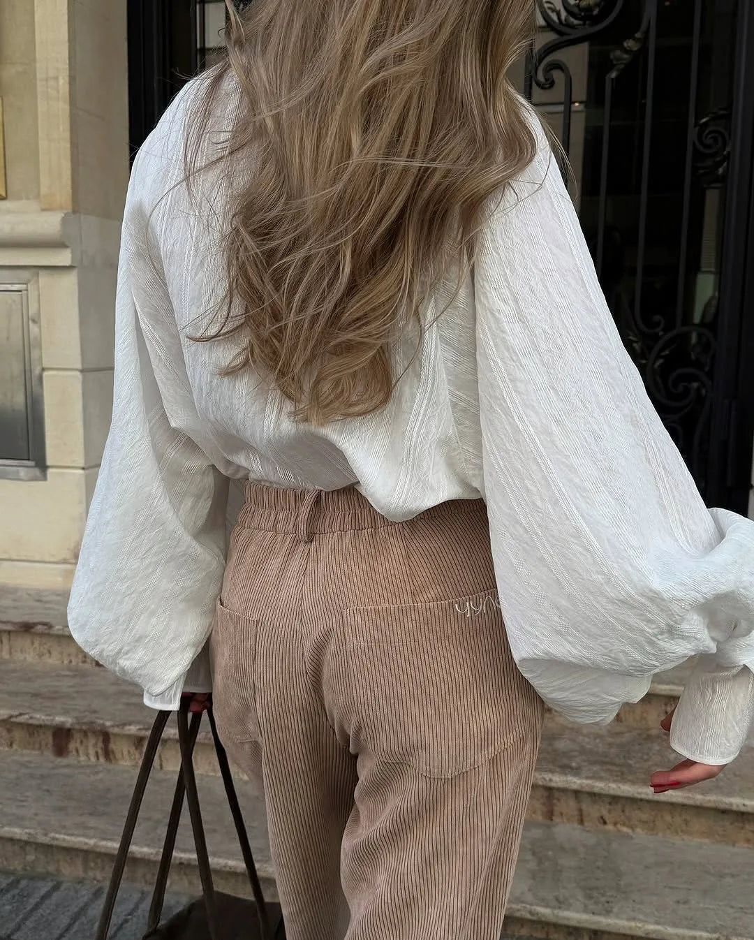 Bluzka oversize z długim rękawem — Nina