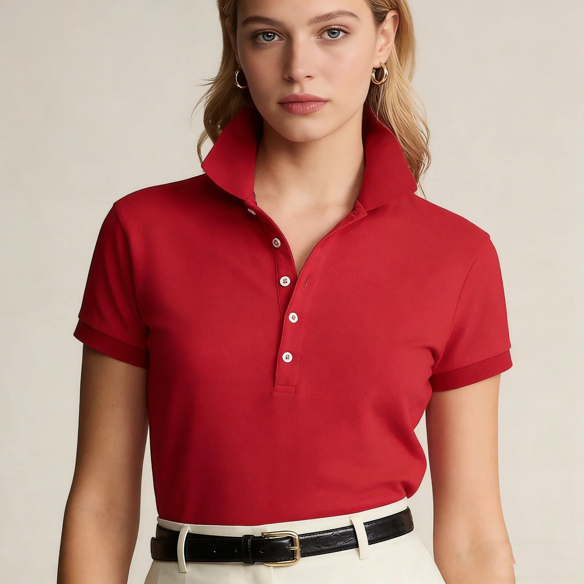 Koszulka polo dopasowana — Sara