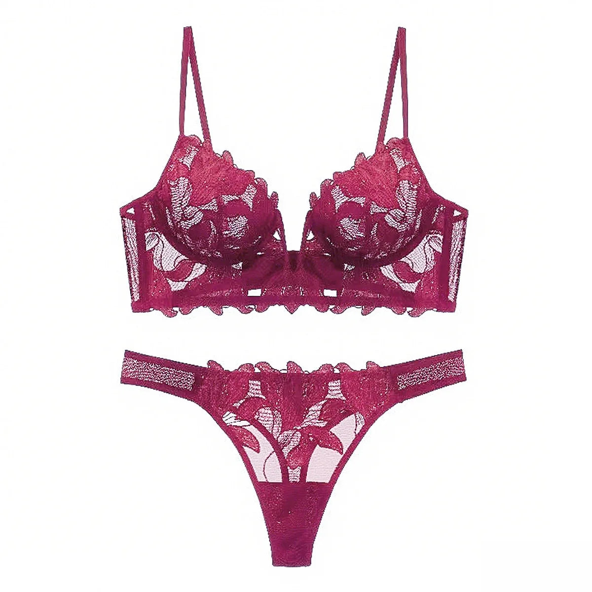 Komplet z koronką elegancka — Rosa