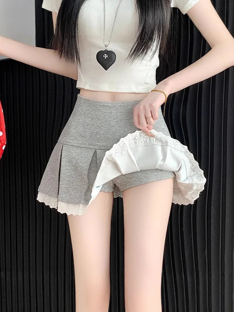 Spódnica z koronką plisowana — Judy