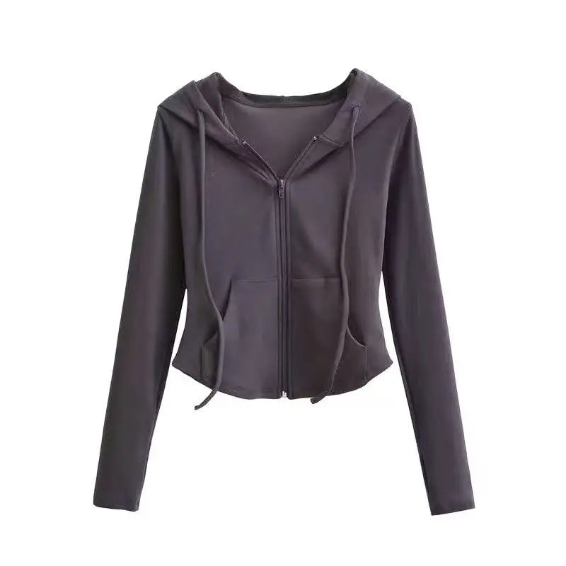 Bluza dopasowana z długim rękawem — Nina