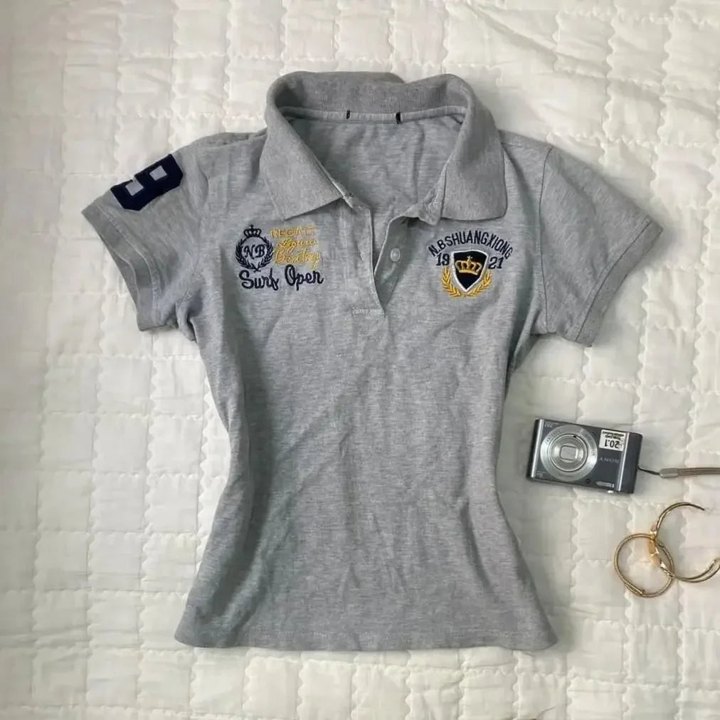 Koszulka polo retro — Nina