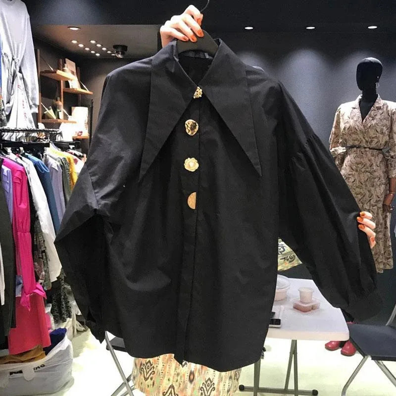 Bluzka oversize z długim rękawem — Sara
