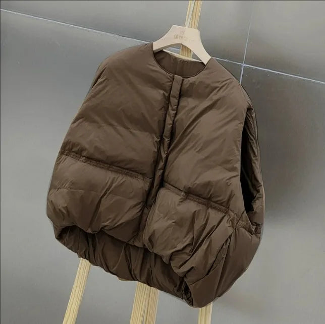 Kurtka oversize bez rękawów — Alma